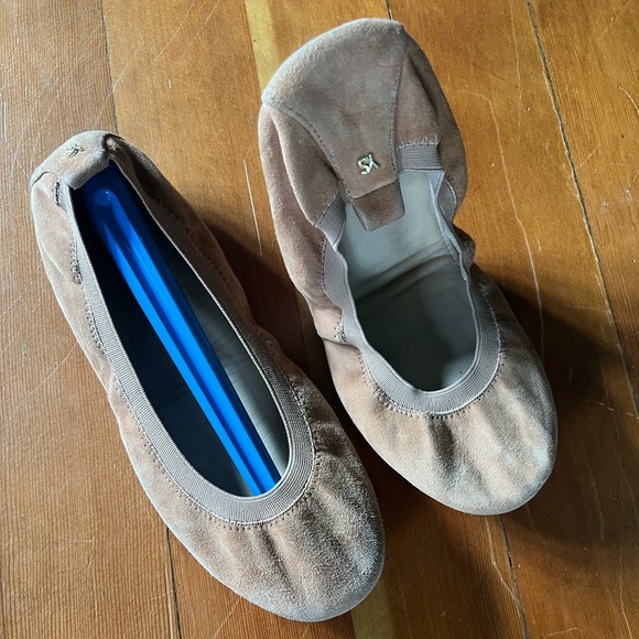 Yosi Samra tan suede leather samara flats - euc! - Picture 1 of 7